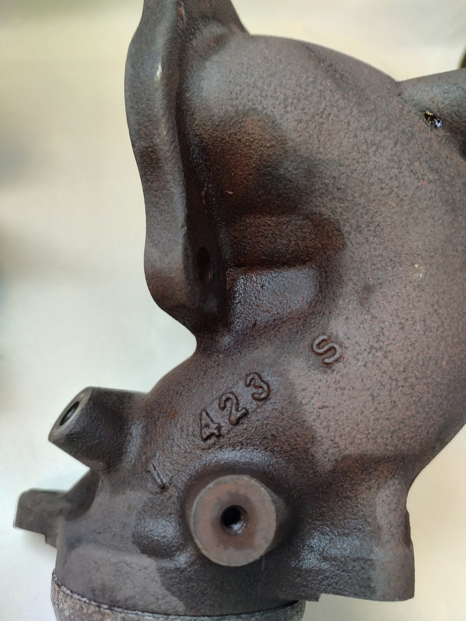 Evo X turbo, manifold, and downpipe